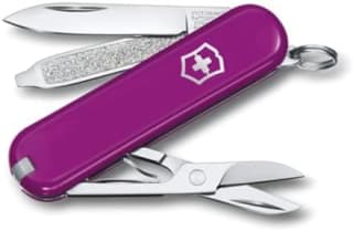 Victorinox Classic SD Mini Swiss Army Knife, Camping Pocket Knives, 7 Fu