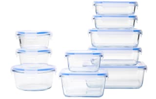Couvercles Verrouillables en Verre Étanches Amazon Basics à 33,94€