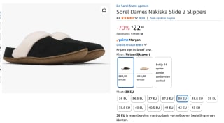 Sorel NAKISKA™ SLIDE II Women's Sloffen voor €22,50 bij Amazon