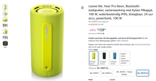 LOEWE We. HEAR Pro (Kylian Mbappé editie) voor €139 bij Amazon