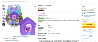 Bitzee - Doghouse voor €9,89