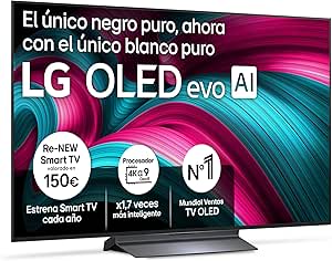 LG OLED55C54LA TV 55", OLED EVO 4K, Smart TV AI C5 por 849.15€