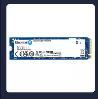 Carte SSD Kingston NV3 2 To à 109,99€