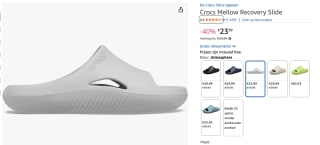 Crocs MELLOW RECOVERY - Badslippers voor €23,99 bij Amazon