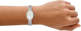 Emporio Armani Vrouwen 28MM Zilver-Tone voor €99 bij Bol