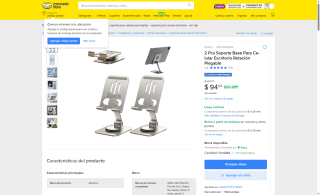 Soporte Celular Giratorio por $95 | Mercado Libre