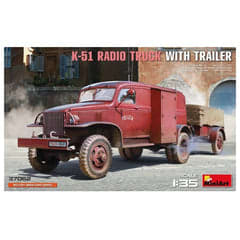MiniArt Camión K-51 Radio 1:35 Maqueta de Plástico con Remolque Detallado por 40.99€