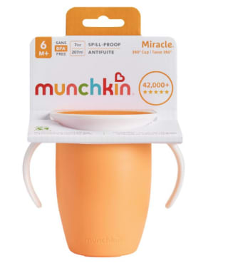 1+1 gratis op Munchkin Miracle 360° Trainer Anti-Lek Drinkbeker bij Etos