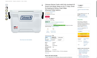 Hielera Coleman Marine 52 Qt por $819 | Amazon