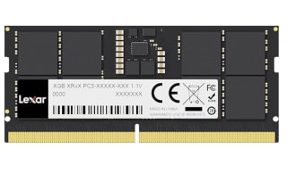 Barette Ram Lexar Sodimm DDR5 - 24 Go, 5600 MHz, 262-Pin à 281,61€