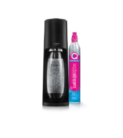 Machine à eau pétillante TERRA + 1 bouteille 1L noire SODASTREAM à 59,99€