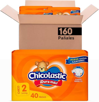 Chicolastic Classic Pañales Talla Chica/2 160 paqpor $299 | Descuento Amazon