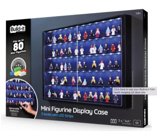 Vitrinekast voor Minifiguren met 5 Niveaus en Ledverlichting voor 29,99 euro