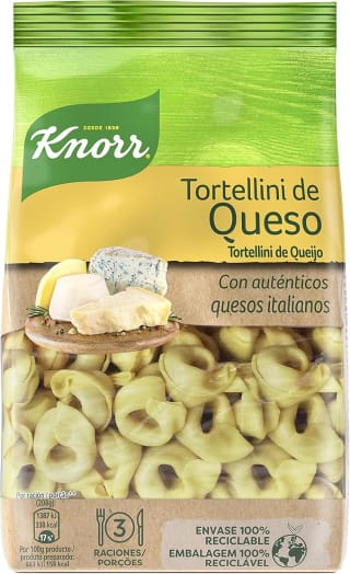 Knorr Pasta Rellena Tortellini de Queso X2 250g por 3,65€