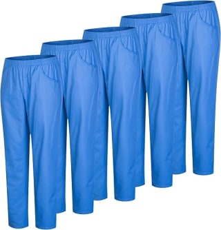 Paquetes 5 Unidades Pantalón Sanitarios Unisex Cintura elástica por solo 6.06€