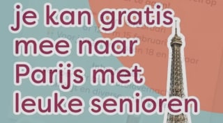 Gratis Reis naar Parijs voor18 tm 30 jarigen