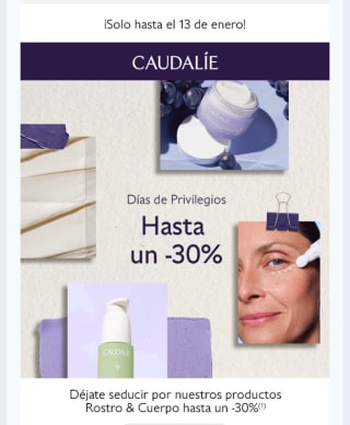 Hasta -30% de Dto en Caudalie.