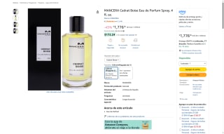 Perfume MANCERA Cedrat Boise por $1,777 | Oferta Amazon