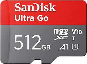 Carte mémoire microSDXC SANDISK Ultra Go 512 Go à 31,99€