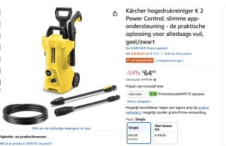 Karcher K2 Power Control voor €54,90 dmv code bij Amazon