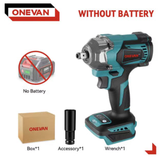 ONEVAN Llave de Impacto 1200N.M con batería por 39,16€