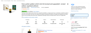Harry Potter Golden Snitch Sticker set voor €8,90