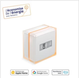 Thermostat connecté et intelligent filaire ou sans fil NETATMO à 119,90€