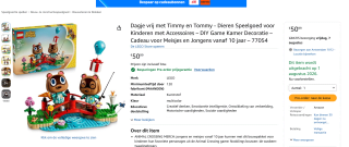(Pre-order) Lego Animal Crossing voor €50,99