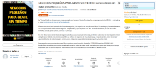 eBook Negocios Pequeños para Gente Sin Tiempo por $35 | Amazon