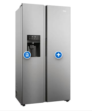 Refrigerateur americain HSR3918EIMP Haier à 799€