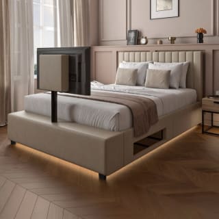 XR Living Maisie LED TV Bed Frame – Blue for £244.50