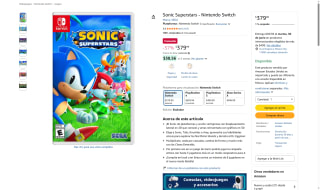 Sonic Superstars Nintendo Switch por $380 | Oferta Amazon