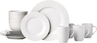 Conjunto Vajilla Porcelana 16 Piezas Blanco por $770 | Amazon