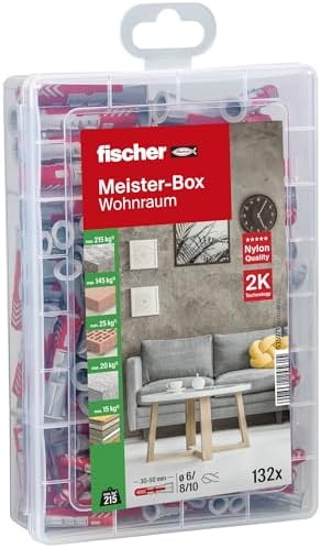 fischer Meister Box DuoPower (132-delig) voor €9,14 bij Amazon