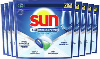 Sun Vaatwascapsules 4in1 Intense Power (128 stuks) voor €17,23 bij Bol