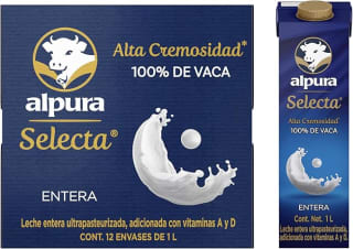 12 Pack Leche Alpura 1L por $351 | Oferta Amazon