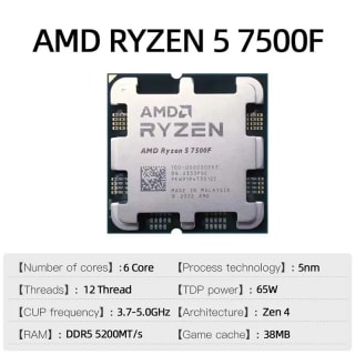 Procesador AMD Ryzen 5 7500F por 76,64€ en AliExpress
