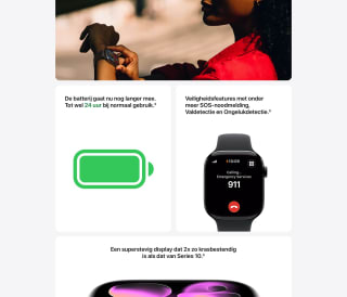 Apple Watch Series 11 GPS + Cellular 42 mm,voor €499,99 bij Amazon