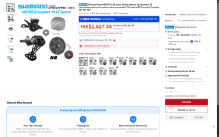 Kit Shimano Deore M6100 12V por $1,707 | Oferta AliExpress