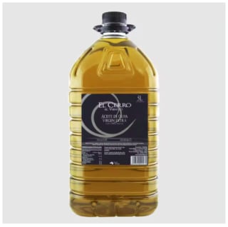 Aceite de oliva virgen extra El Cerro El Viento 5L por 21.78€.