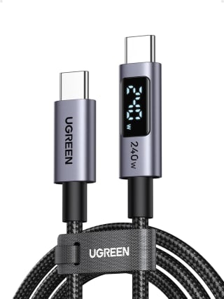 UGREEN 240W USB-C naar USB-C-kabel (1 m) voor €11,79 bij Amazon