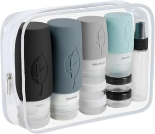 KOOSREEL Botellas de Viaje (17 piezas) por 7,40€ en Amazon