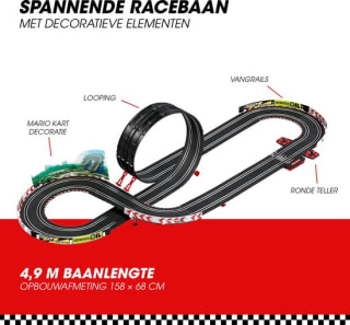 Carrera GO!!! Nintendo Mario Kart racebaan voor €61,95 bij Bol