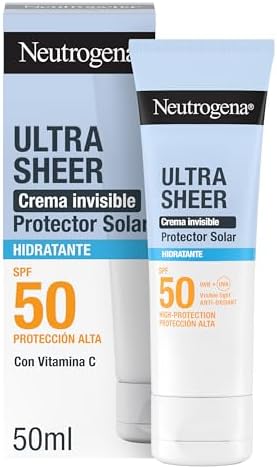 Neutrogena Ultra Sheer Solar Crema Invisible Hidratante SPF50 50 ml por 12.08€