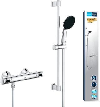 Grohe QuickFix Precision Flow thermostatische doucheset 15cm voor €100,66 bij Amazon