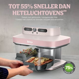 Ninja CRISPi DualZone Glazen Airfryer voor €269 bij Bol