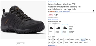Columbia Woodburn II Waterproof Bruin Heren wandelschoenen voor €50,36 bij Amazon