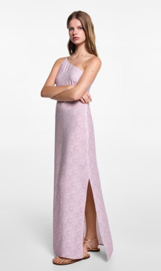 Vestido asimétrico estampado por 7.99€