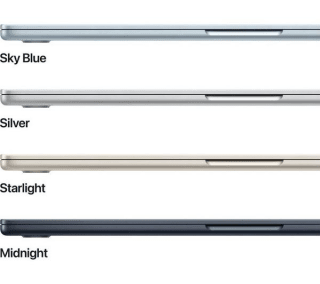APPLE MacBook Air 15" (2025) - M4, 512 GB SSD, Sky Blue for £989.97 at Currys