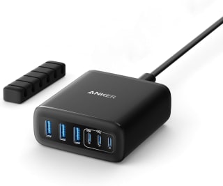 Anker USB-C-Oplader, 6 poorten, 112 W voor €30,39 bij Amazon